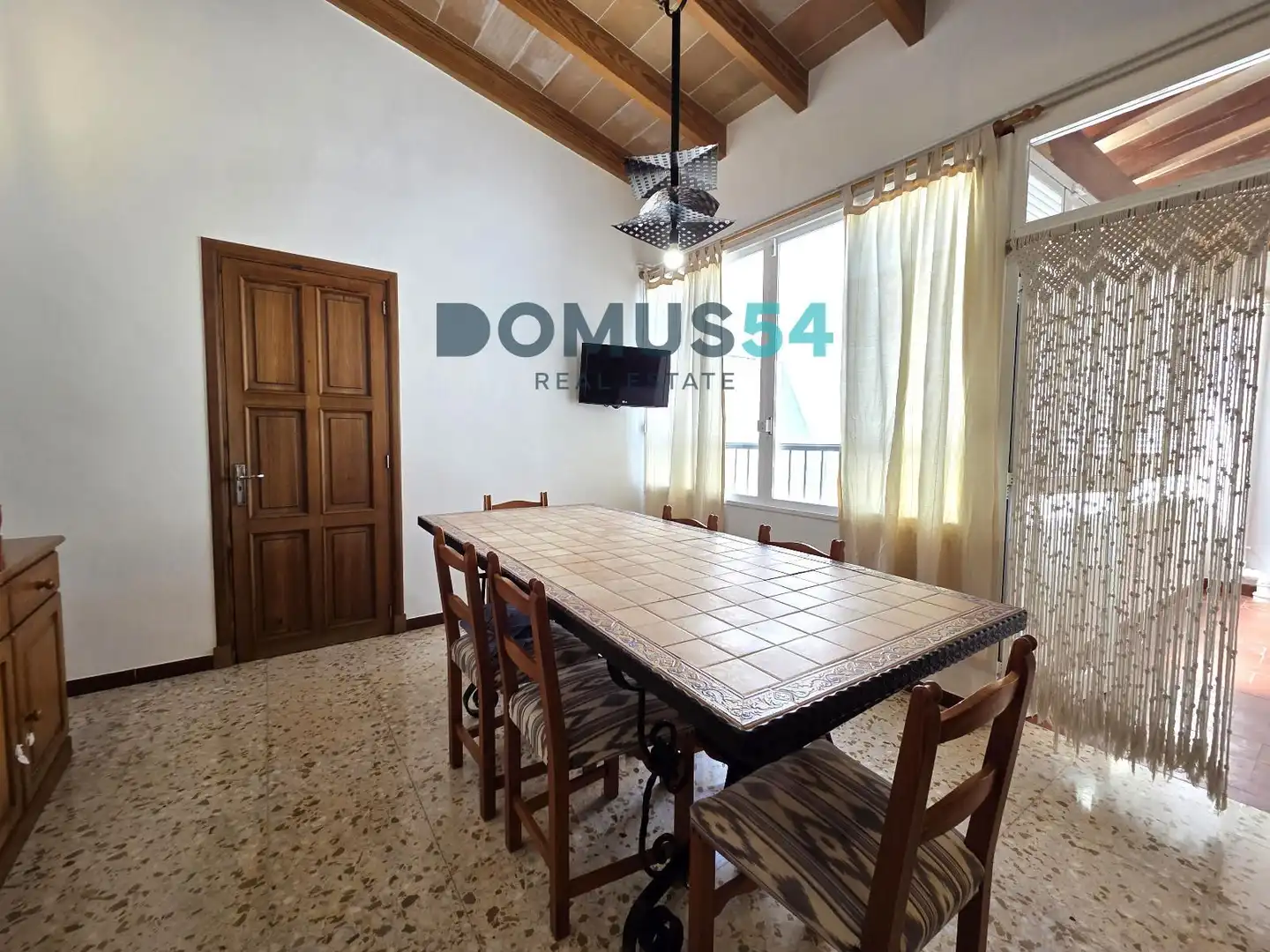 Esszimmer von Wohnung zur Miete in Sa Pobla mit Klimaanlage, Terrasse und Möbliert