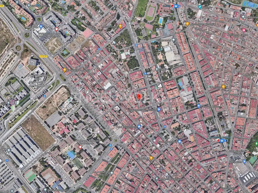 Vista exterior de Residencial en venta en Burjassot