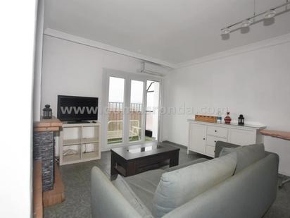 Living room of Flat for sale in Ronda  with Terrace, Storage room and Furnished