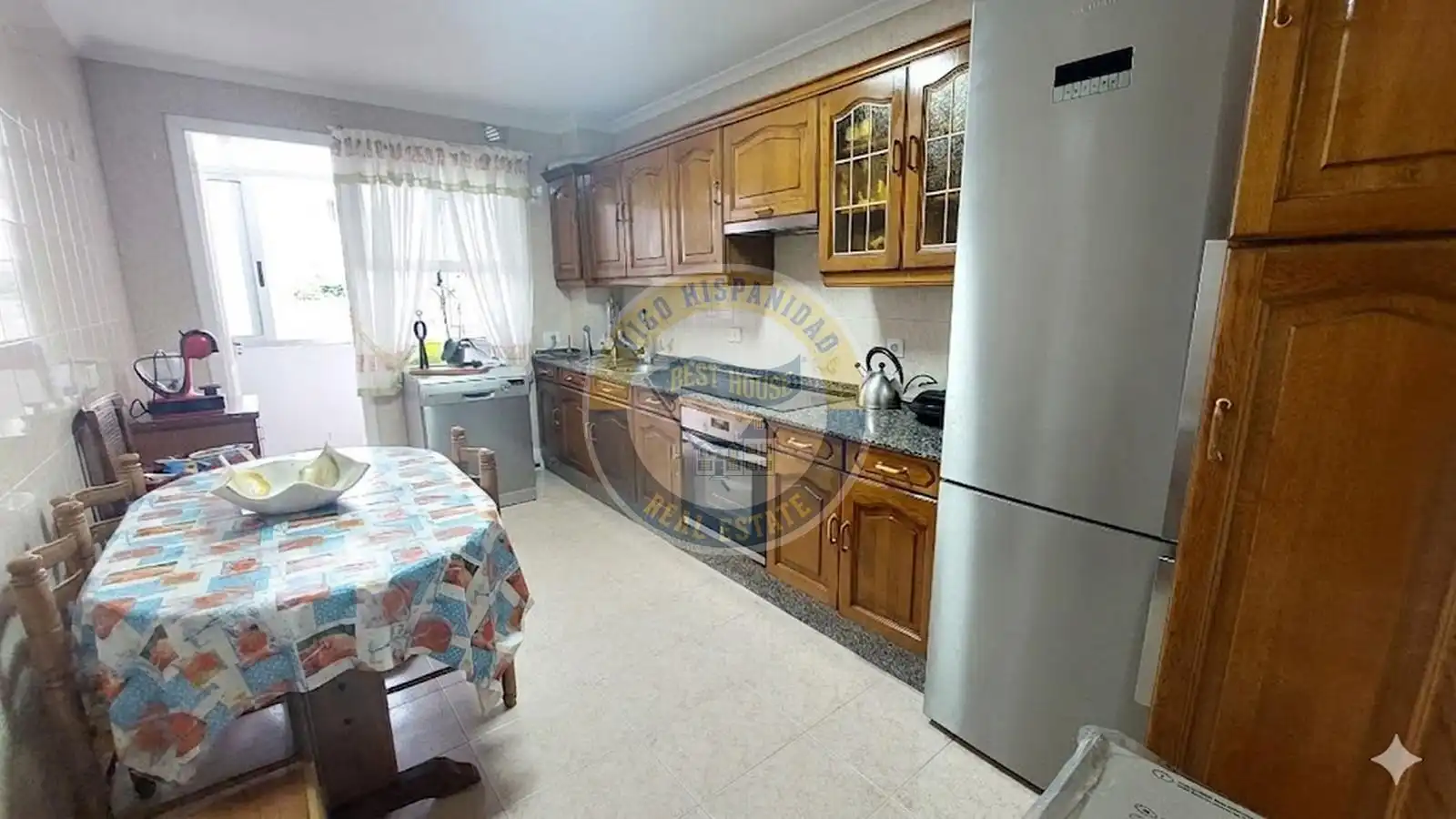 Kitchen of Flat for sale in Vigo   with Storage room and Balcony