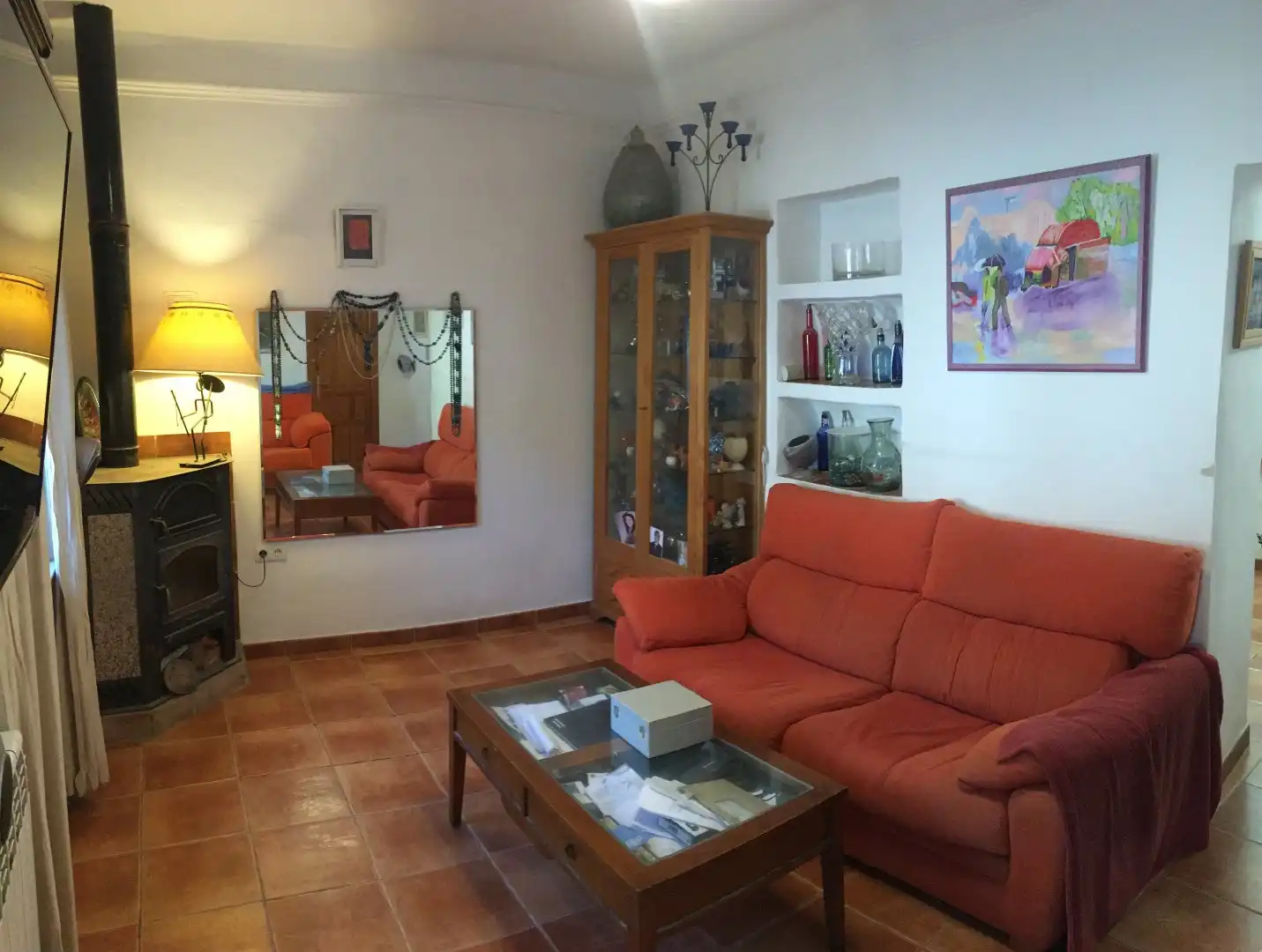 Sala de estar de Finca rústica en venta en Vélez de Benaudalla con Aire acondicionado, Calefacción y Terraza