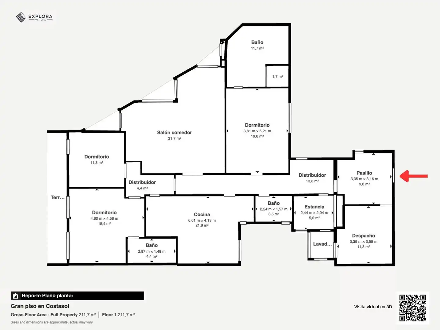 Piso en venta en Córdoba con Aire acondicionado, Terraza y Alarma
