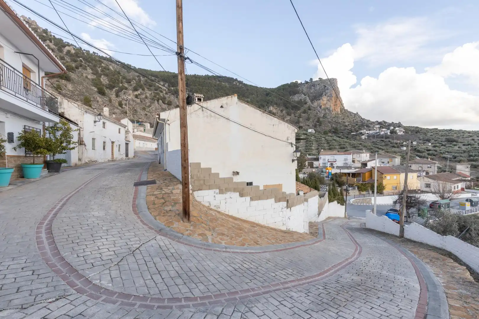 Vista exterior de Planta baja en venta en Moclín con Terraza, Amueblado y Balcón