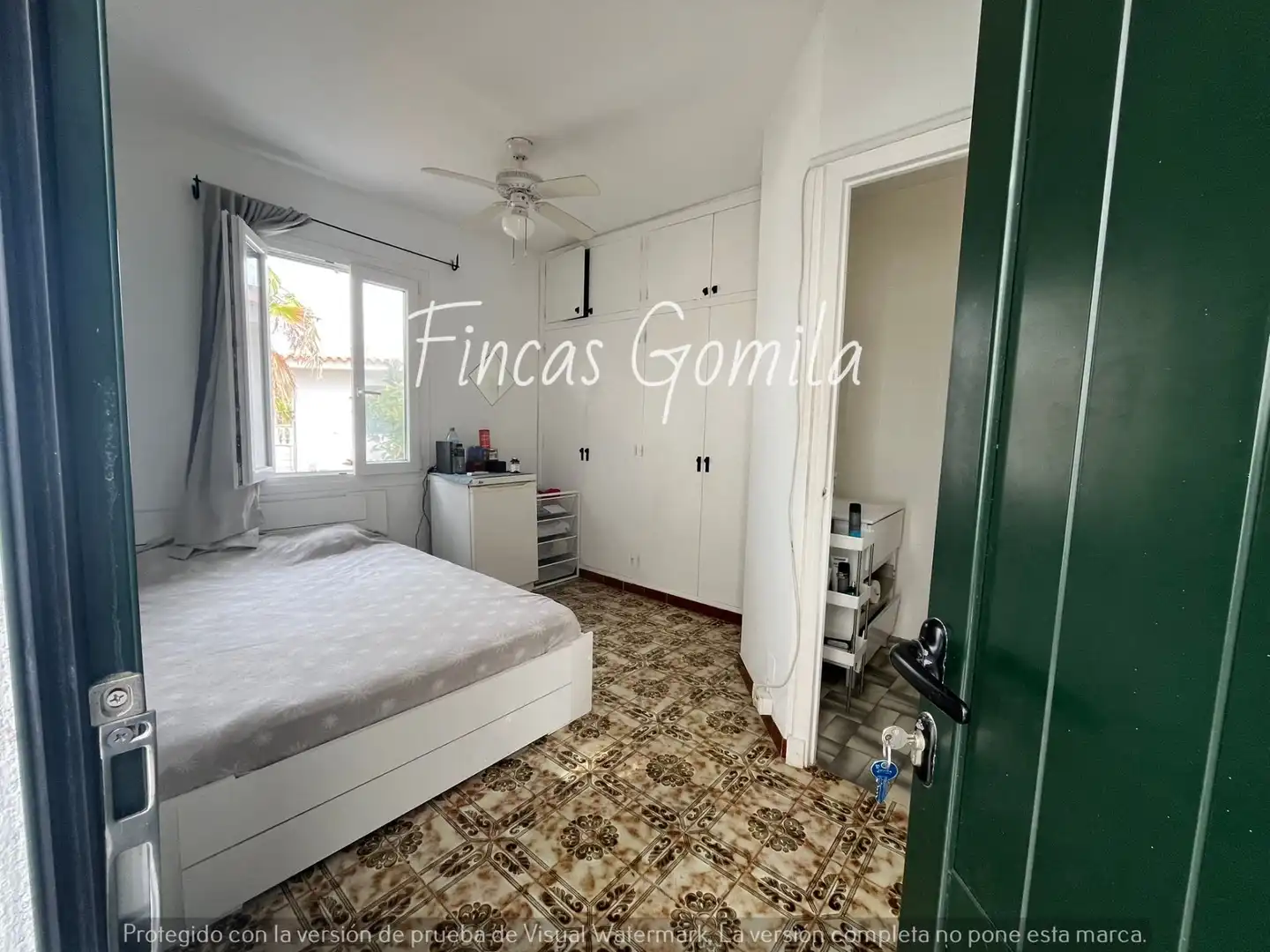 Dormitori de Apartament de lloguer amb opció a compra en Alaior amb Aire condicionat, Calefacció i Jardí privat