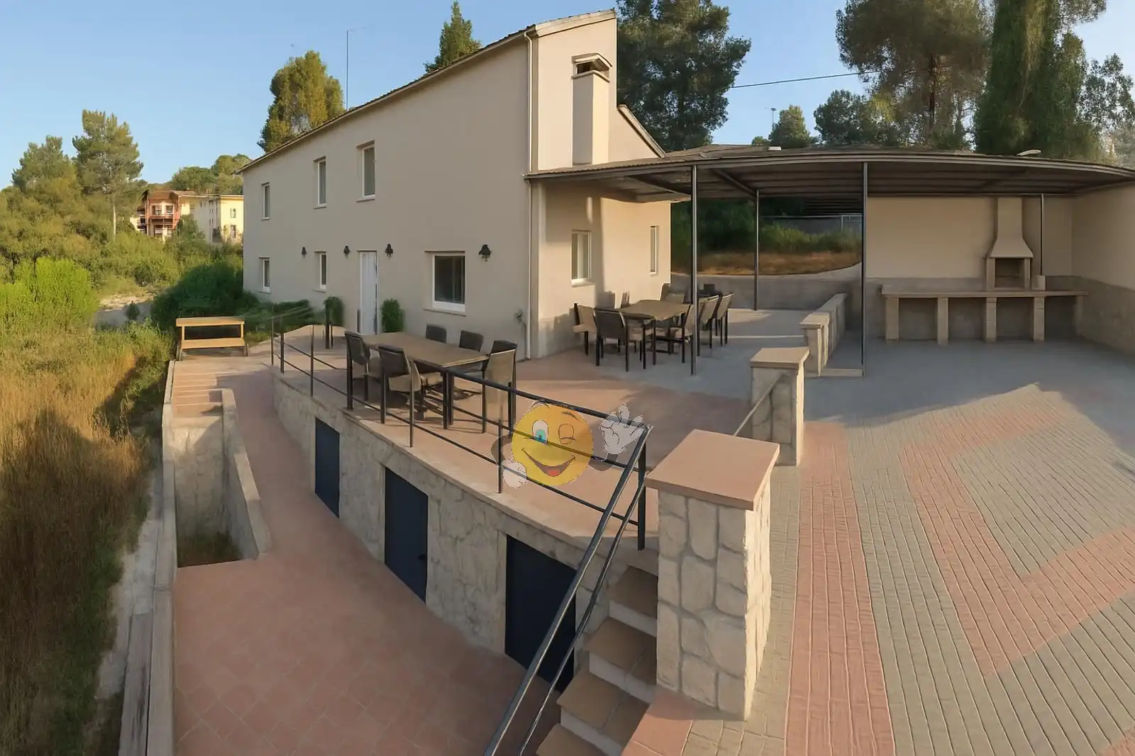 Terrasse von Haus oder Chalet zum Verkauf in Olesa de Bonesvalls mit Privatgarten, Terrasse und Abstellraum