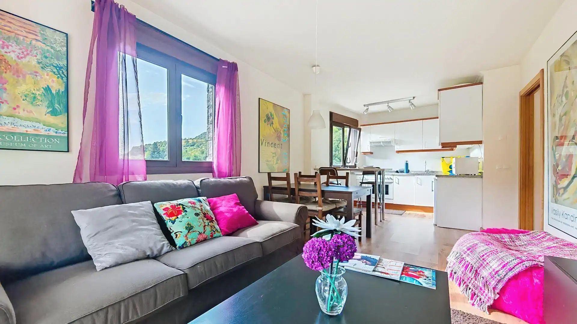 Sala d'estar de Apartament en venda en Aller