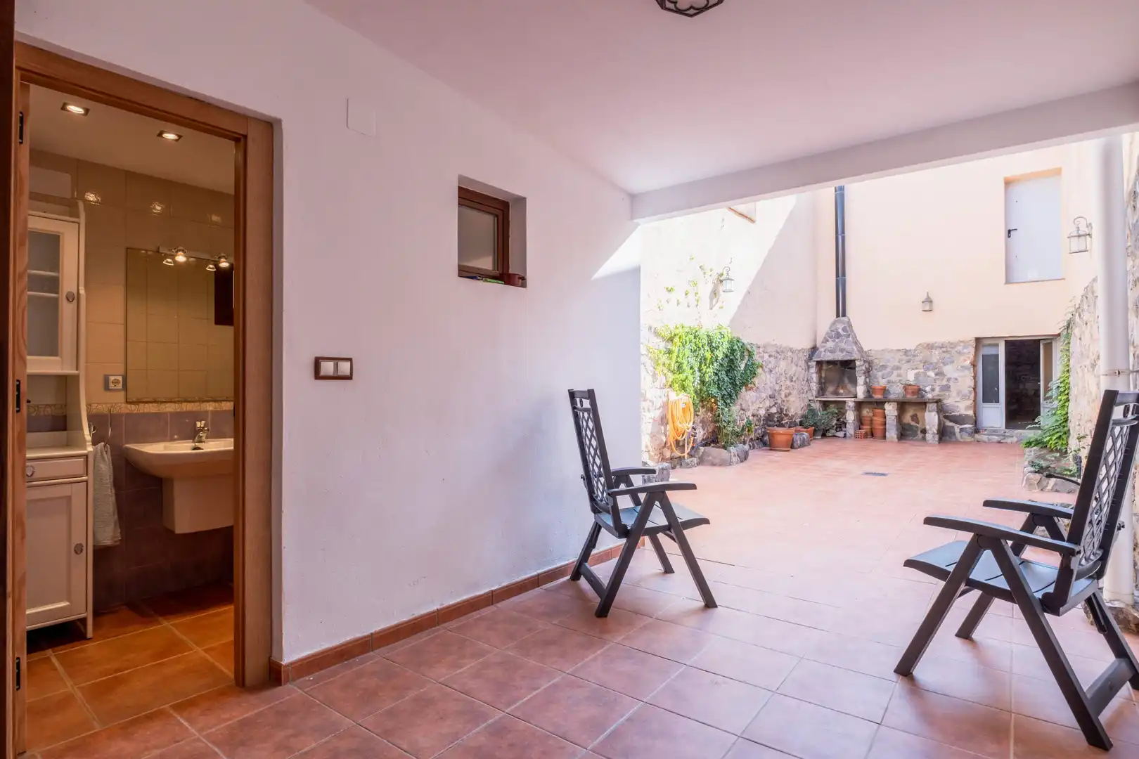 Garden of Houses for sale in Calatorao  with Air Conditioner, Terrace and Balcony