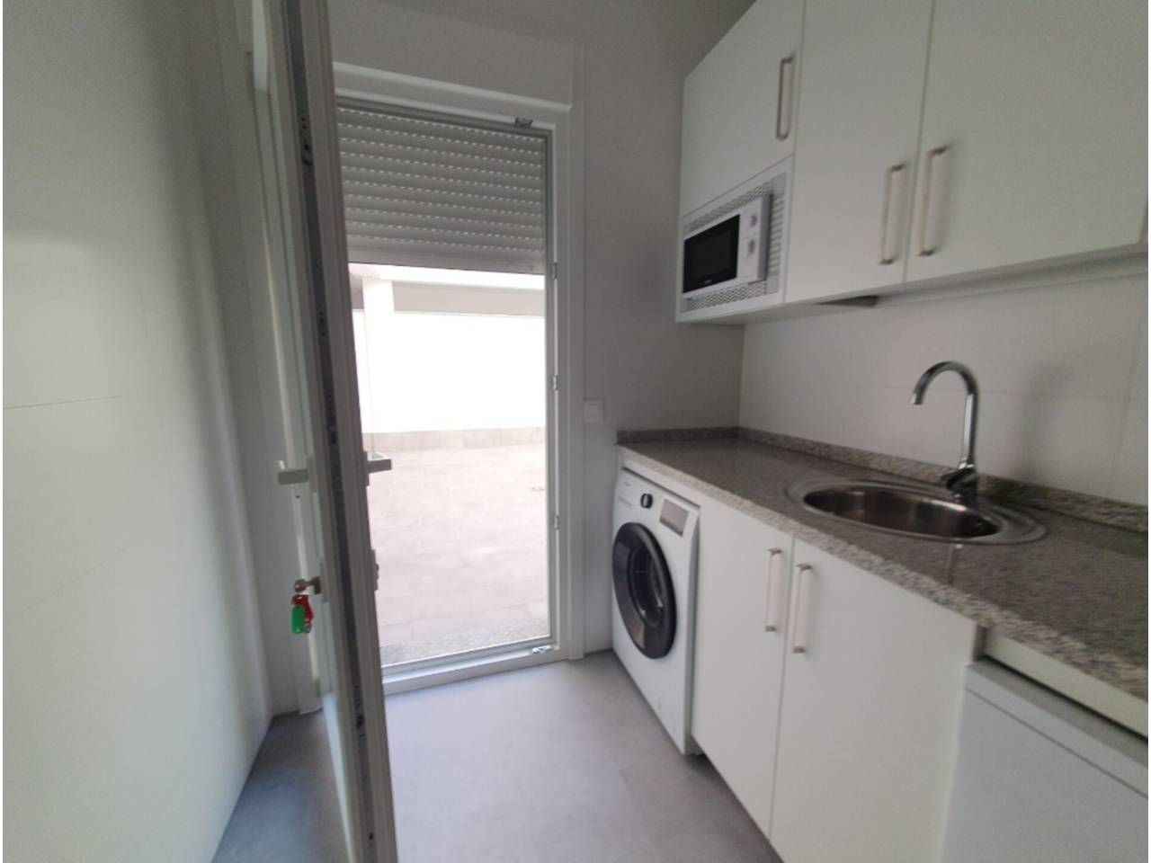 Cocina de Piso de alquiler en Badajoz Capital con Aire acondicionado, Terraza y Balcón