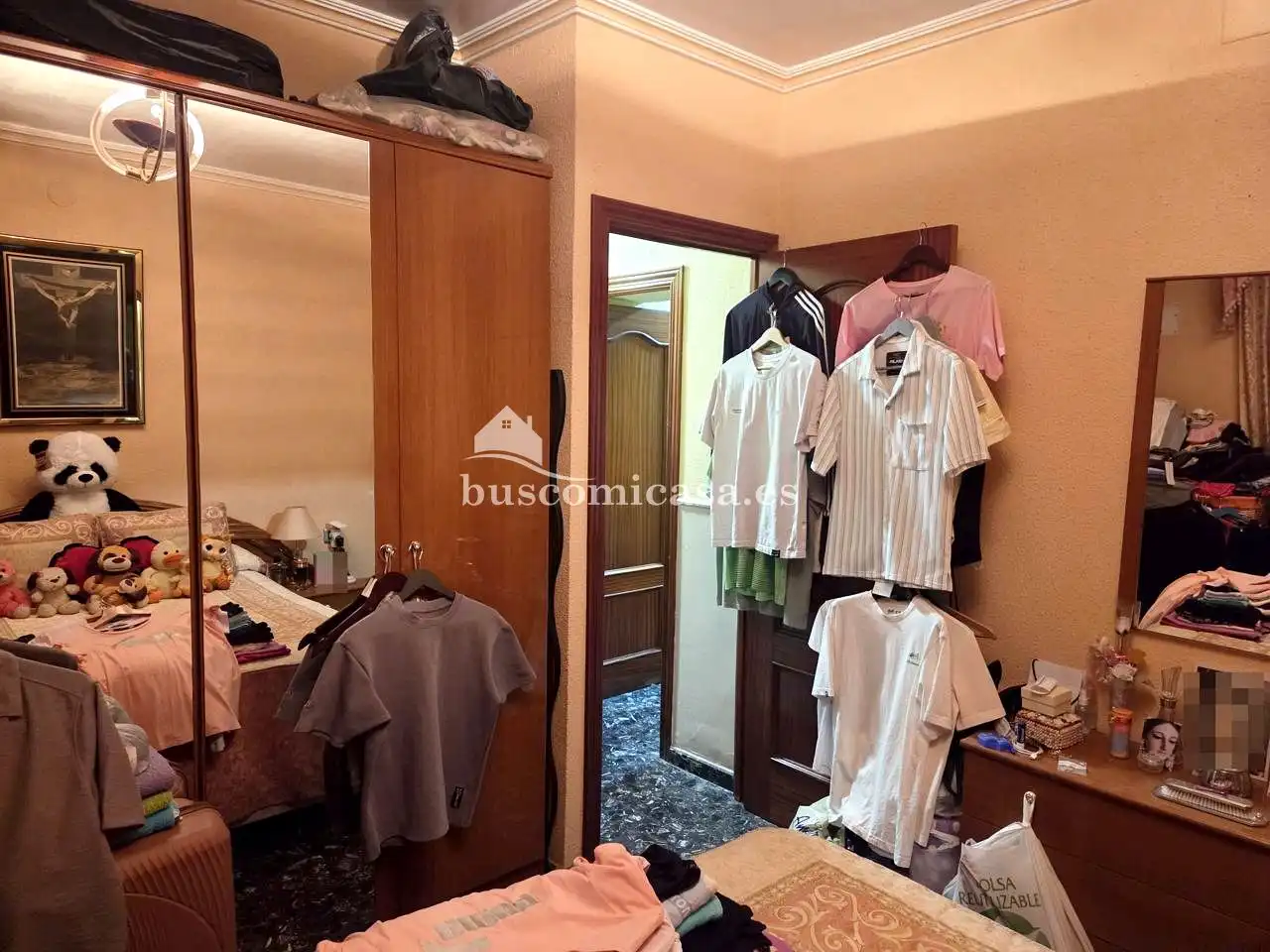 Dormitori de Casa adosada en venda en Jaén amb Aire condicionat, Terrassa i Moblat