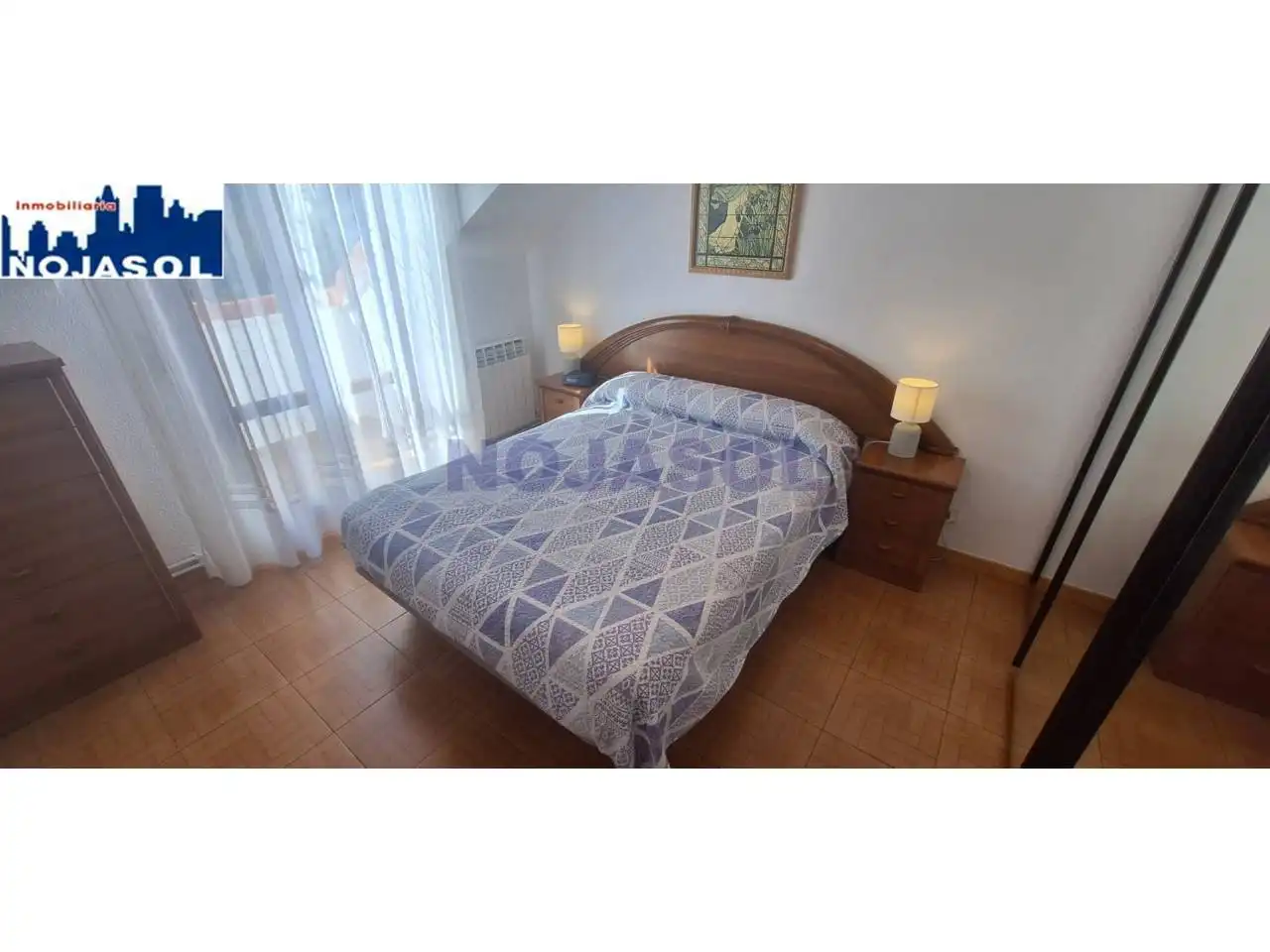 Bedroom of Flat for rent in Noja  with Heating, Terrace and Furnished