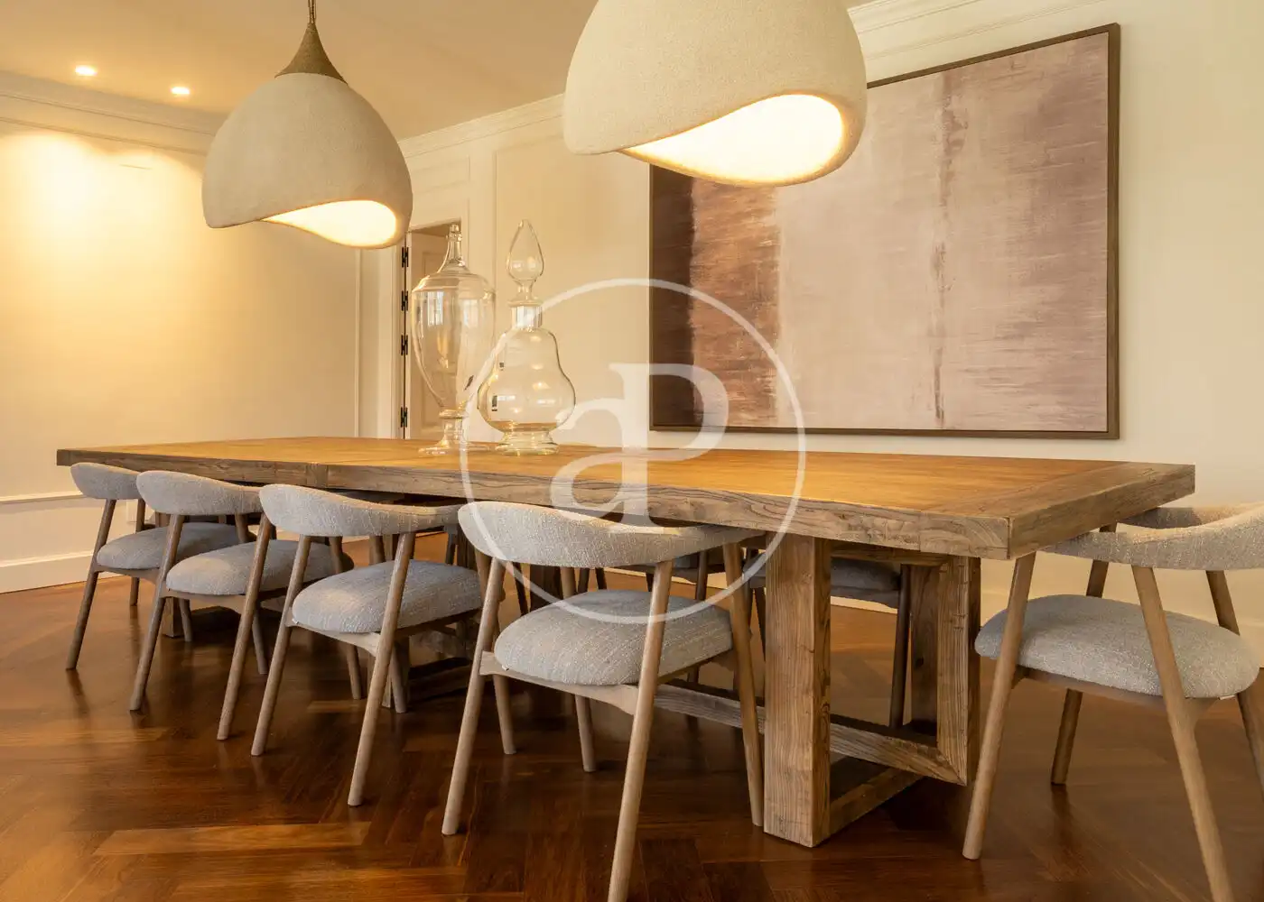 Comedor de Casa o chalet de alquiler en Madrid con Aire acondicionado, Calefacción y Jardín privado