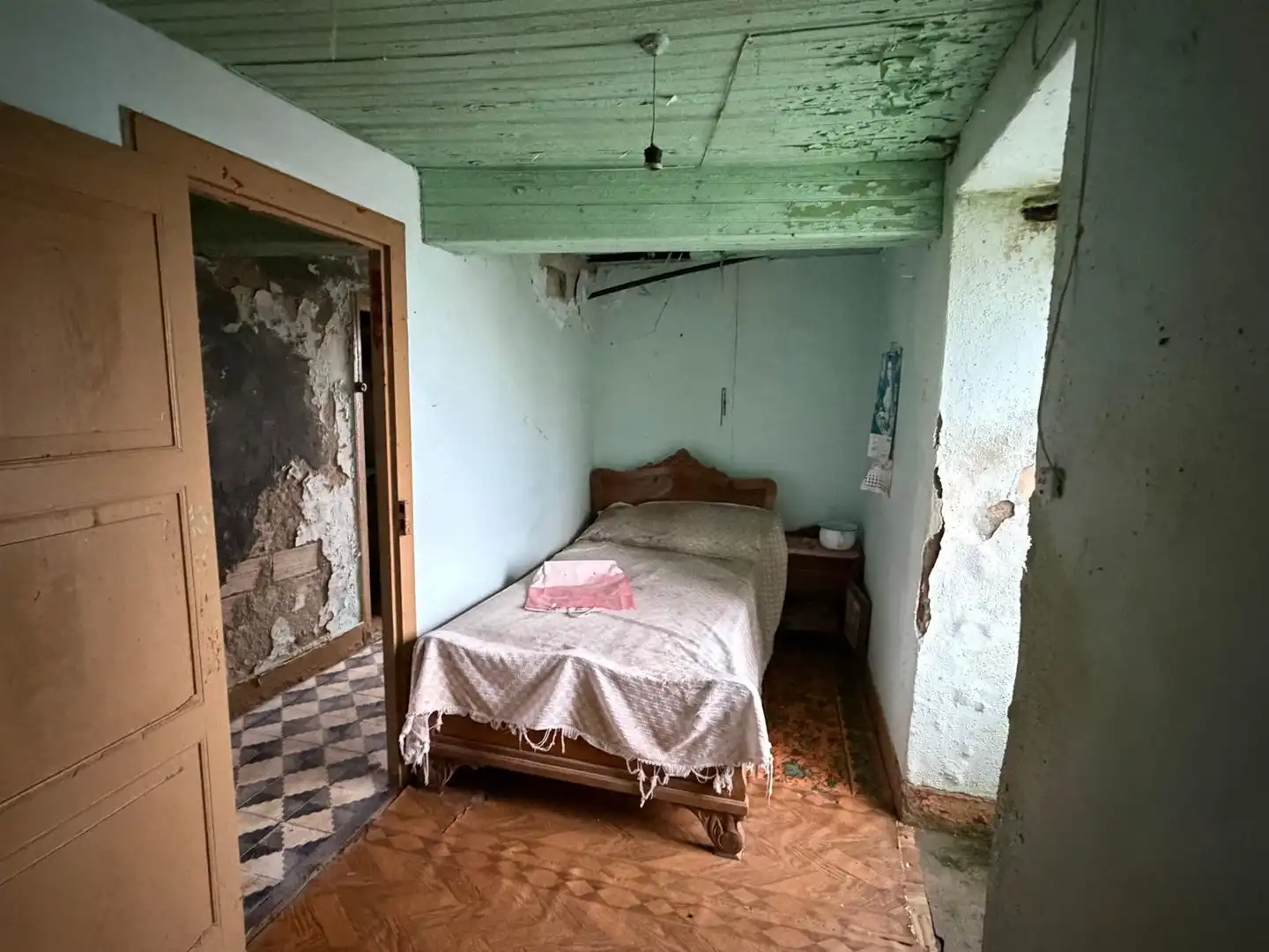 Habitación de Casa adosada en venta en A Lama   con Jardín privado