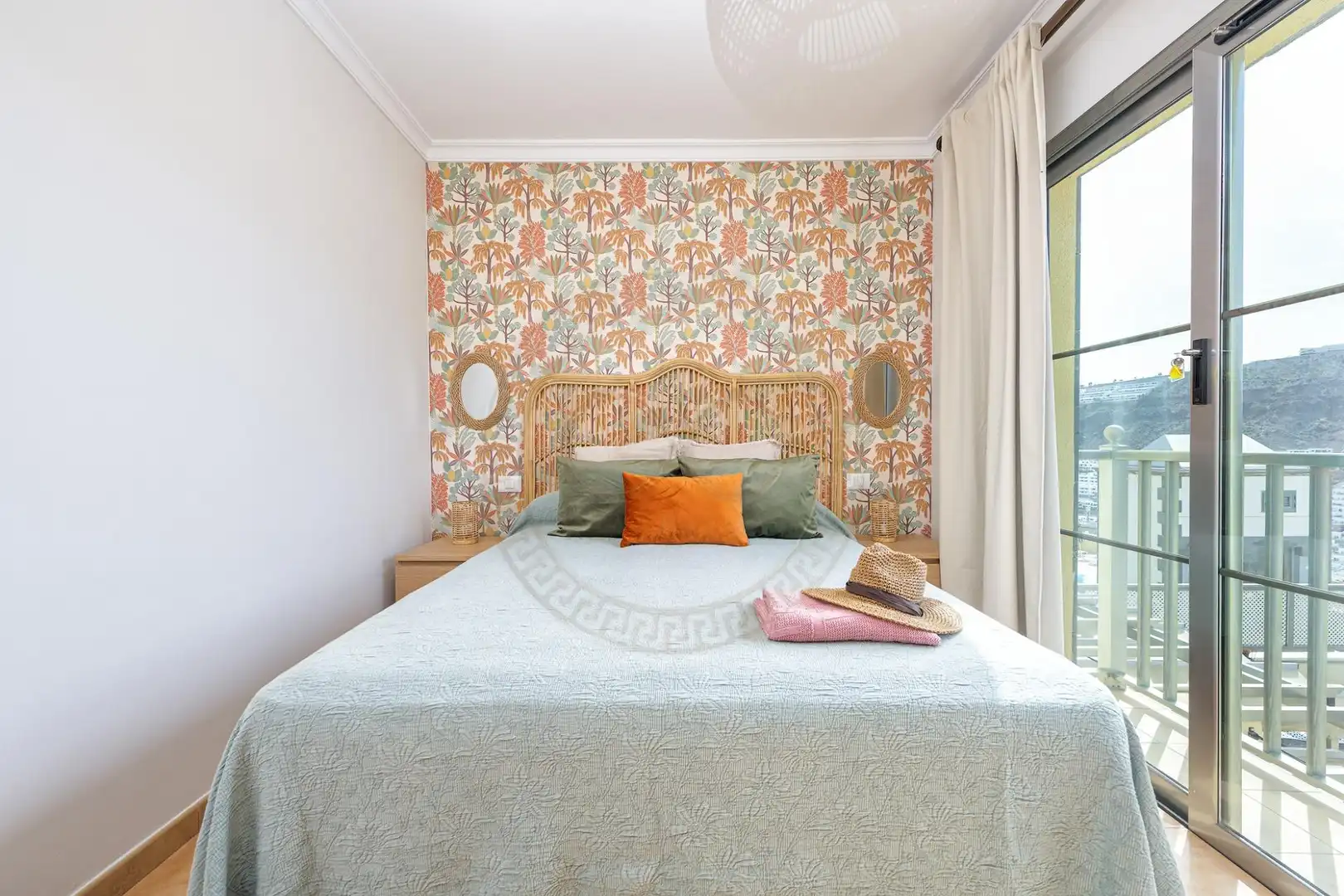 Habitación de Casa adosada de alquiler en Mogán con Aire acondicionado, Jardín privado y Terraza