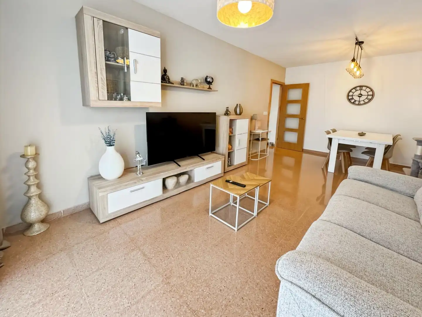 Sala de estar de Dúplex en venta en Villajoyosa / La Vila Joiosa con Calefacción, Terraza y Amueblado