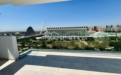 Terrassa de Àtic de lloguer en  Valencia Capital amb Aire condicionat, Terrassa i Balcó