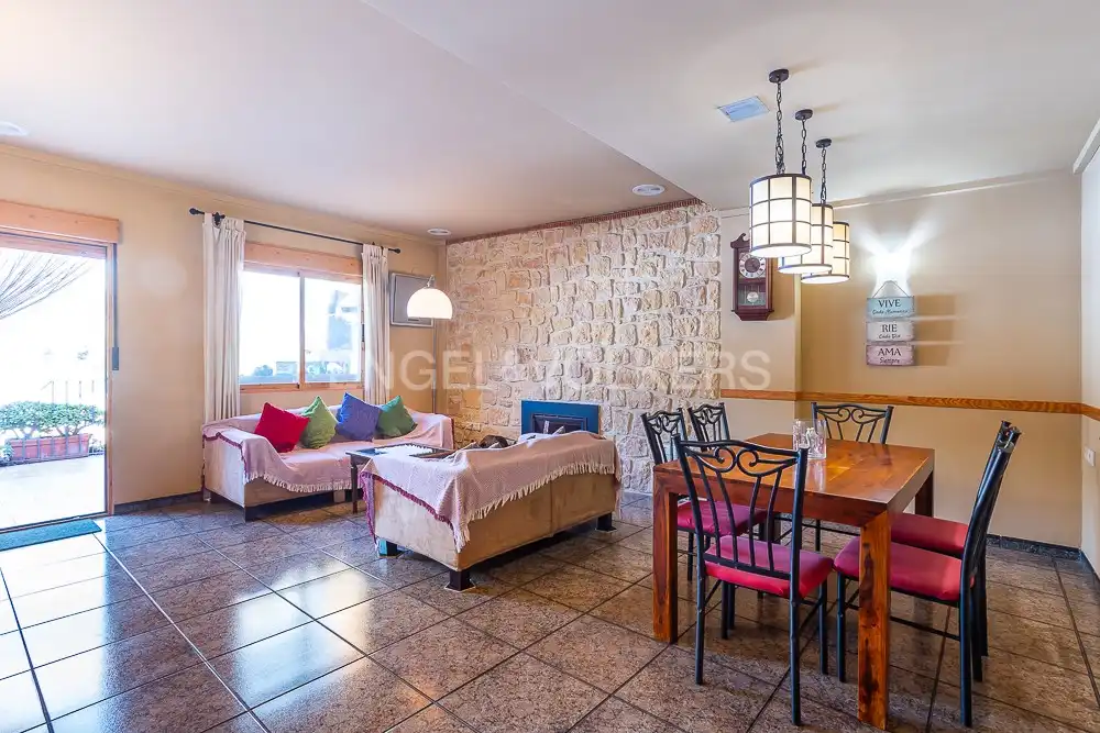 Living room of Houses for sale in La Vall de Laguar  with Air Conditioner, Heating and Terrace