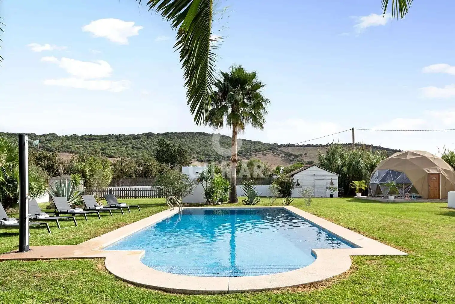 Jardín de Casa o chalet en venta en Vejer de la Frontera con Calefacción, Jardín privado y Piscina