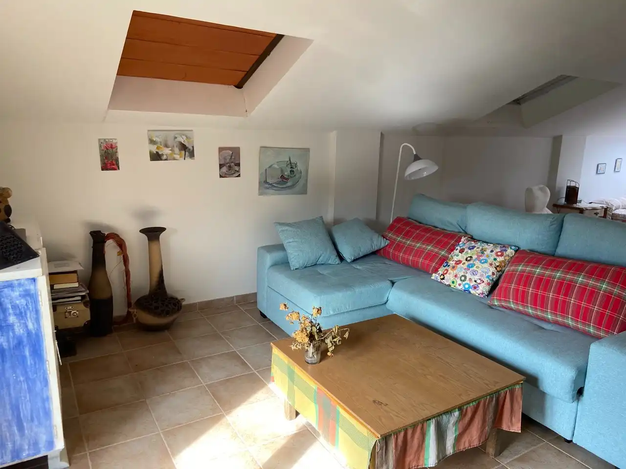 Sala de estar de Casa o chalet en venta en Corral de Calatrava con Aire acondicionado, Calefacción y Jardín privado