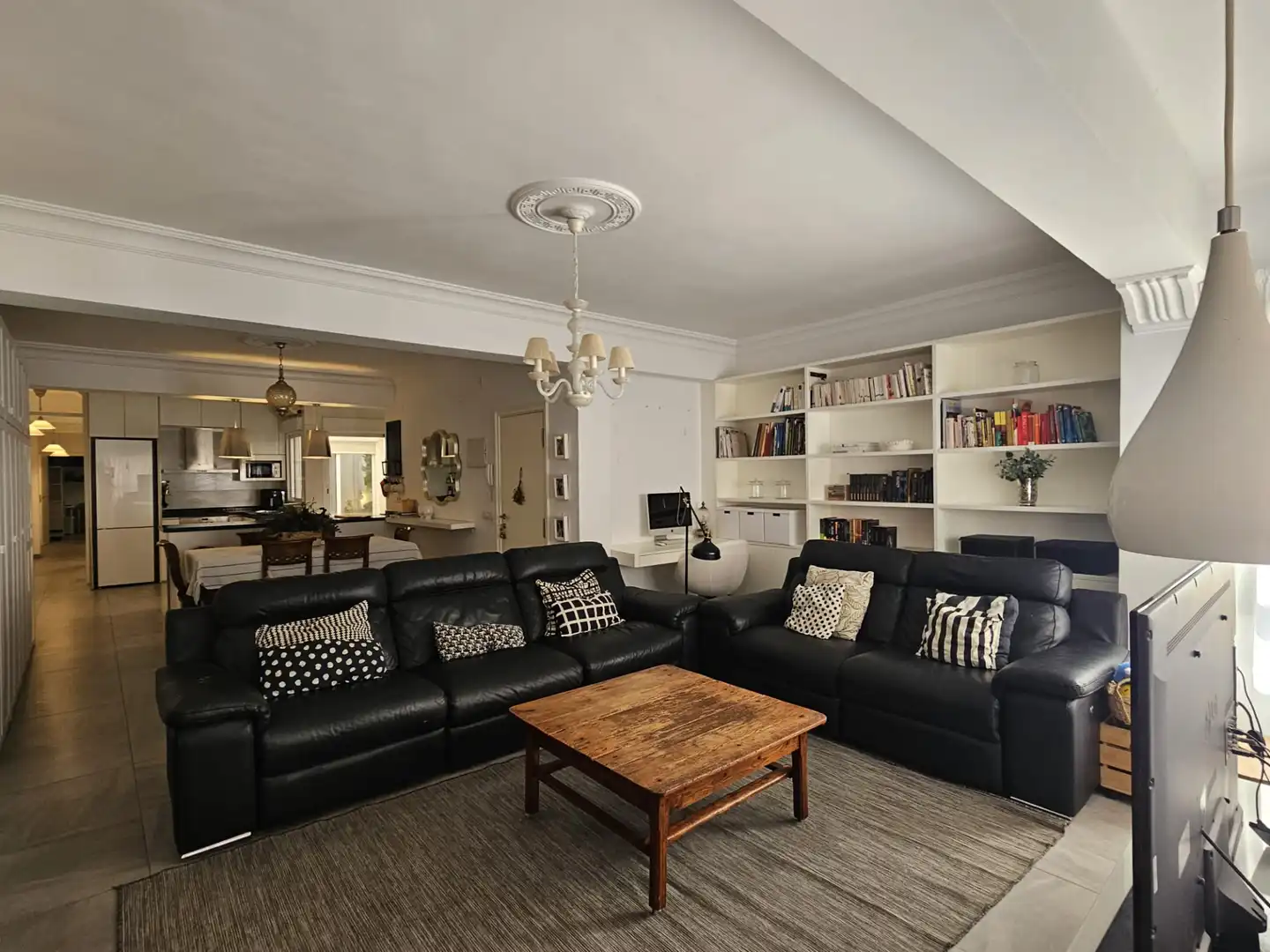 Living room of Flat for sale in Vila-real  with Air Conditioner, Heating and Furnished