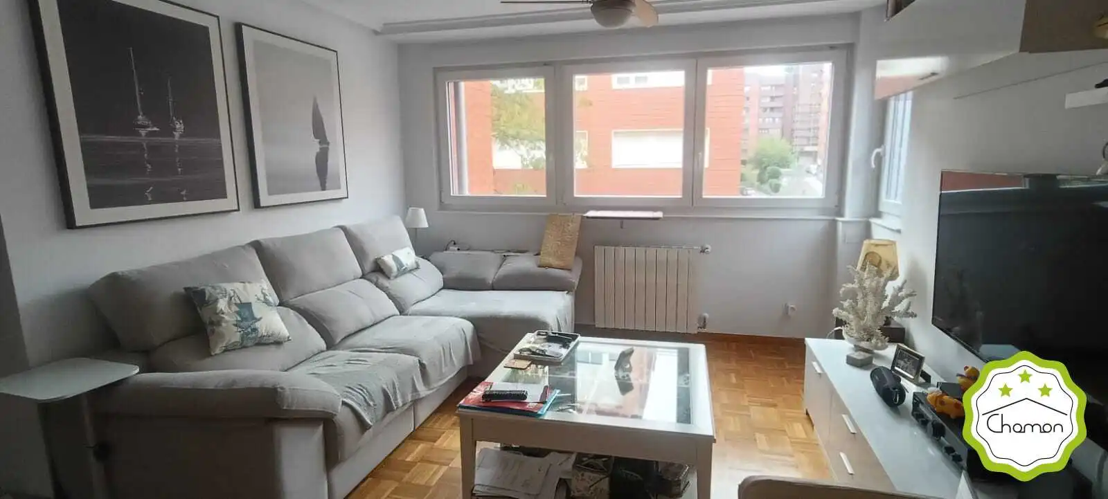 Sala d'estar de Pis de lloguer en Centro Urbano - Hirigunea