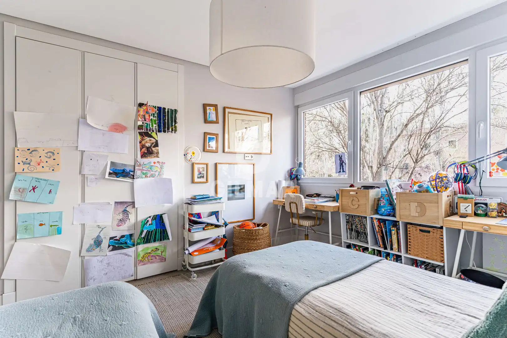 Bedroom of Flat for sale in Madrid  with Heating, Private garden and Swimming Pool