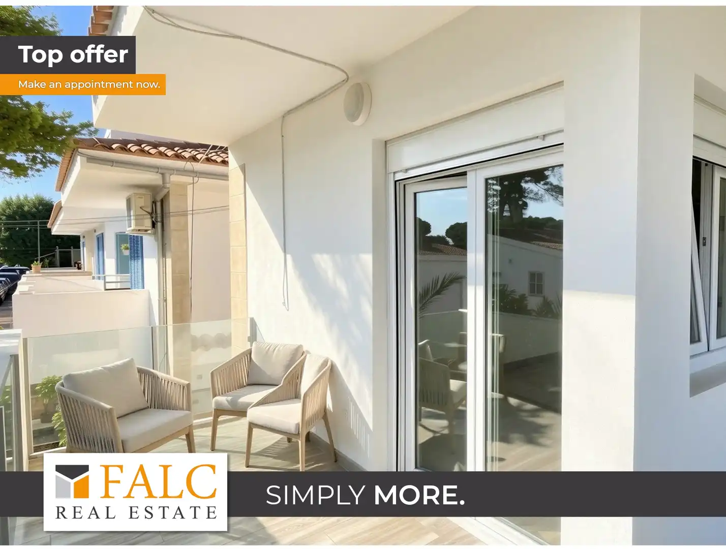 Terrassa de Apartament en venda en  Palma de Mallorca amb Aire condicionat i Terrassa