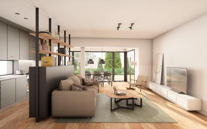 Sala d'estar de Pis en venda en Tiana amb Aire condicionat, Terrassa i Balcó