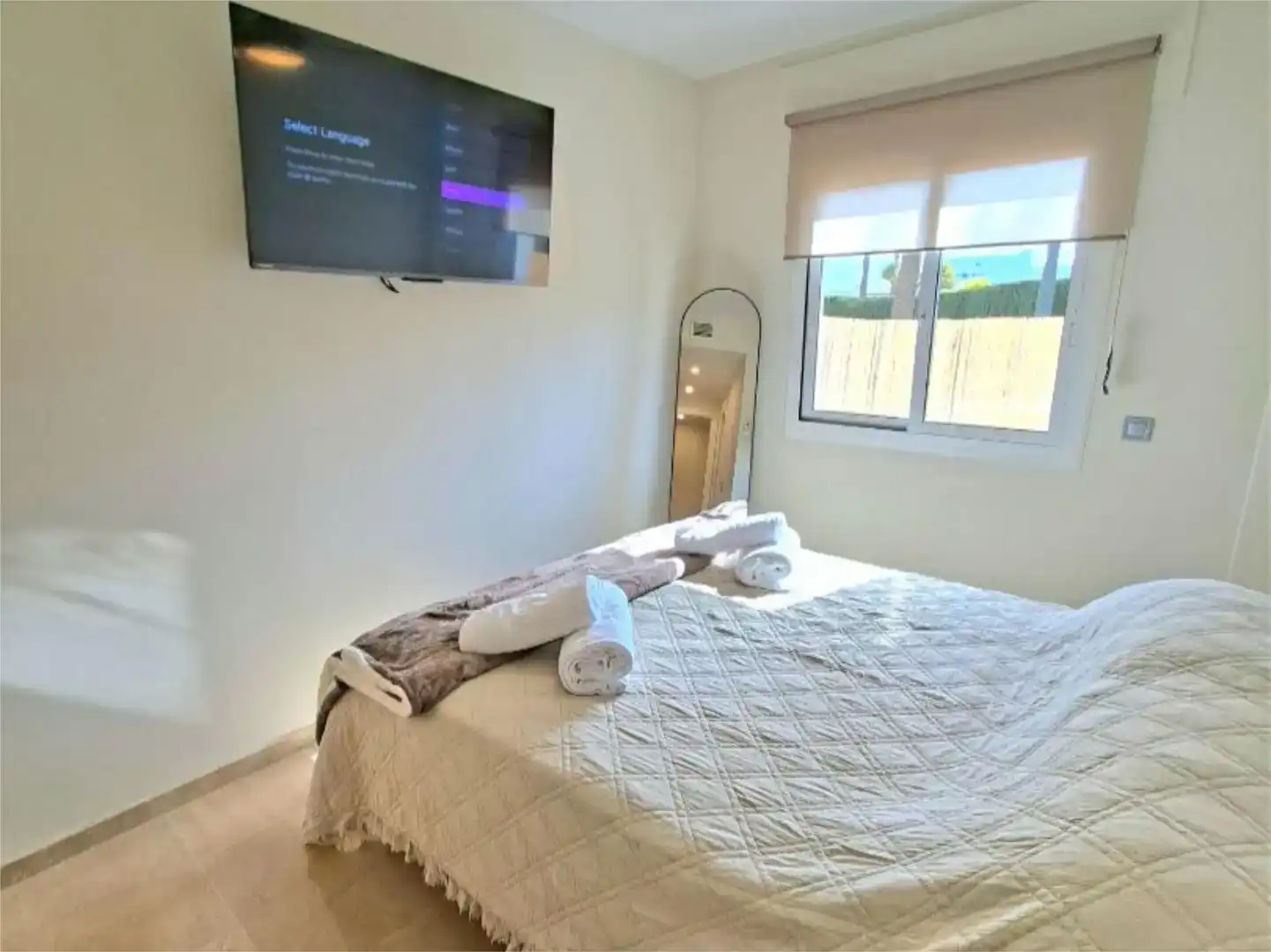 Bedroom of Flat for sale in Manilva  with Air Conditioner and Swimming Pool
