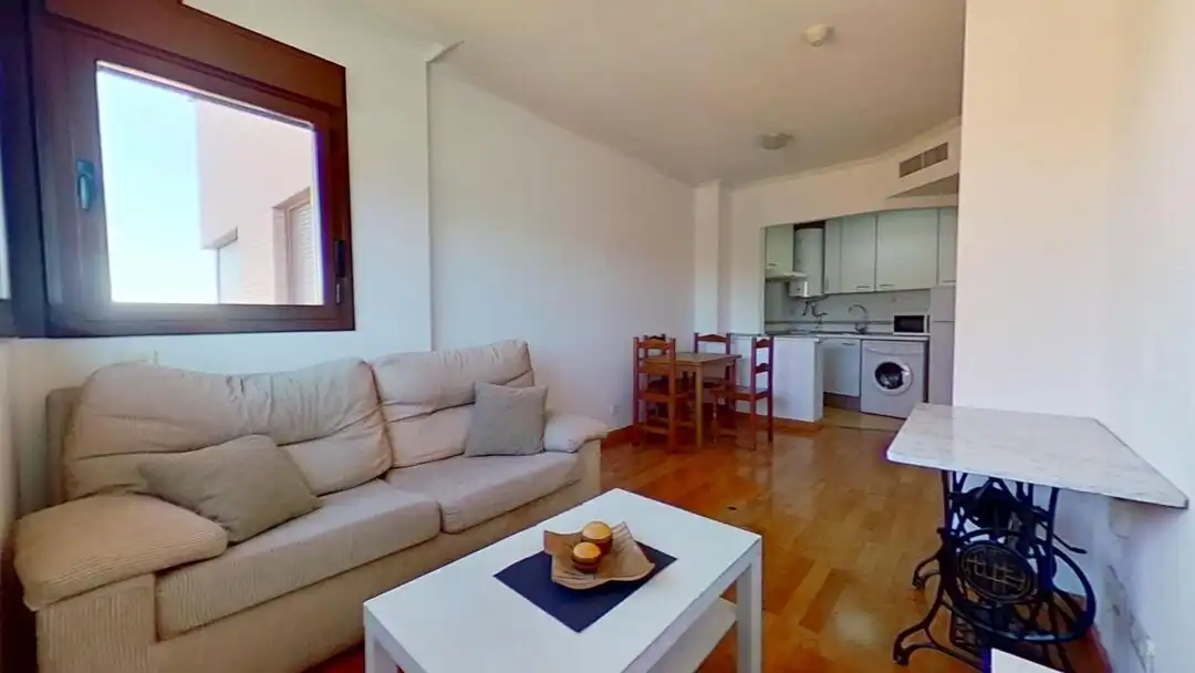 Living room of Flat for rent in  Madrid Capital  with Air Conditioner, Heating and Swimming Pool