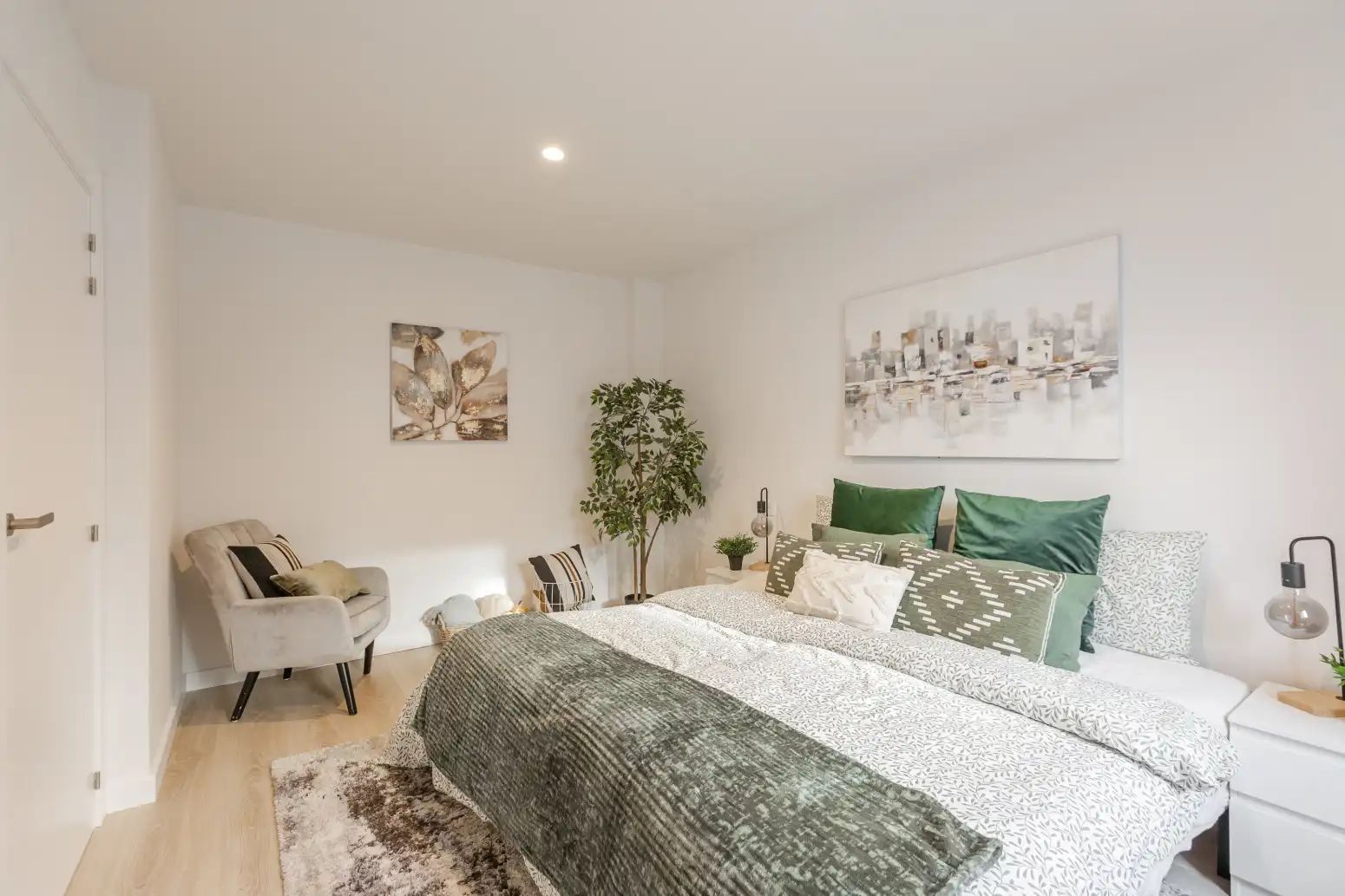 Bedroom of Flat for sale in  Pamplona / Iruña  with Heating and Terrace