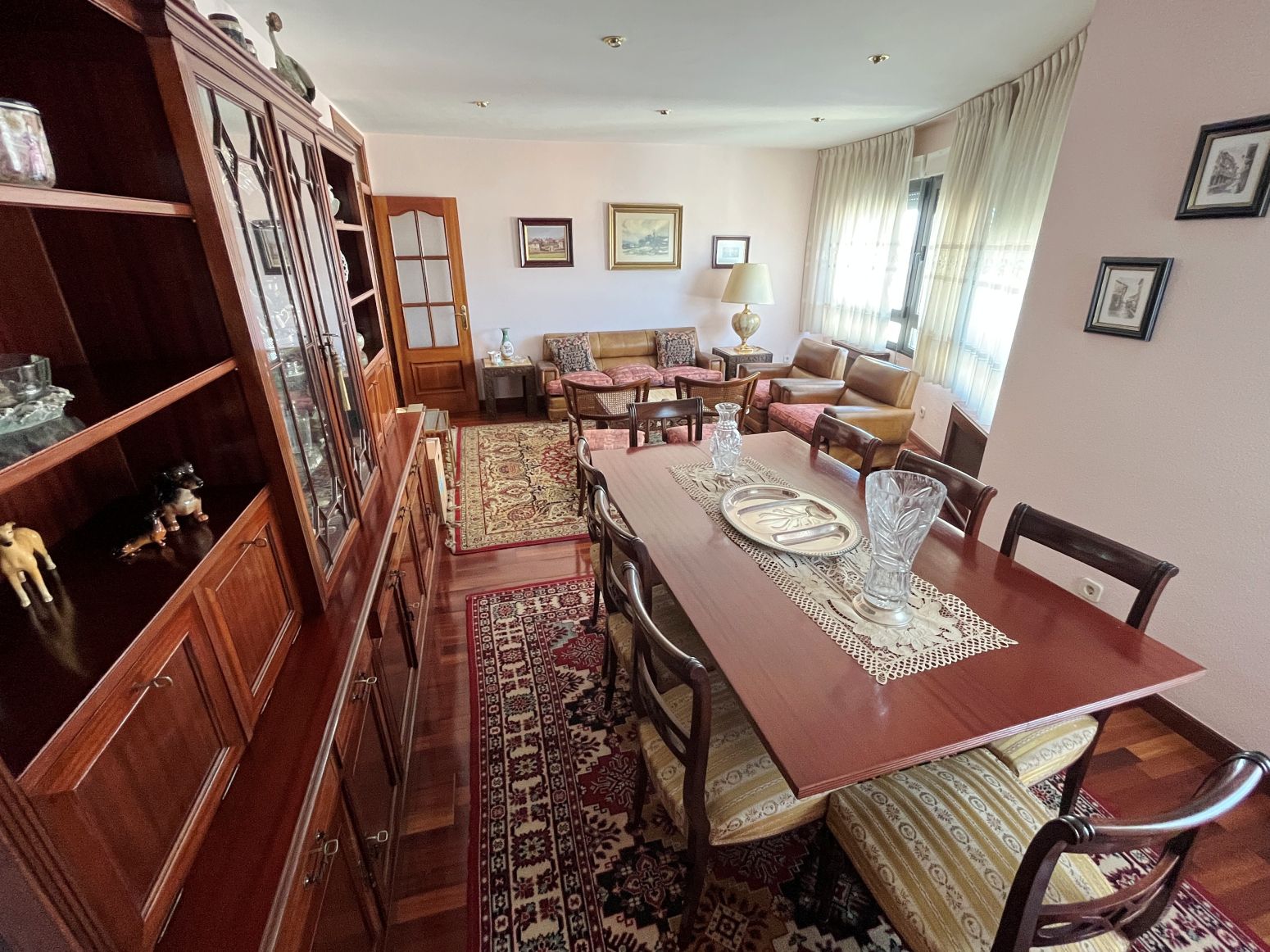 Dining room of Flat for sale in Avilés  with Heating, Parquet flooring and Storage room