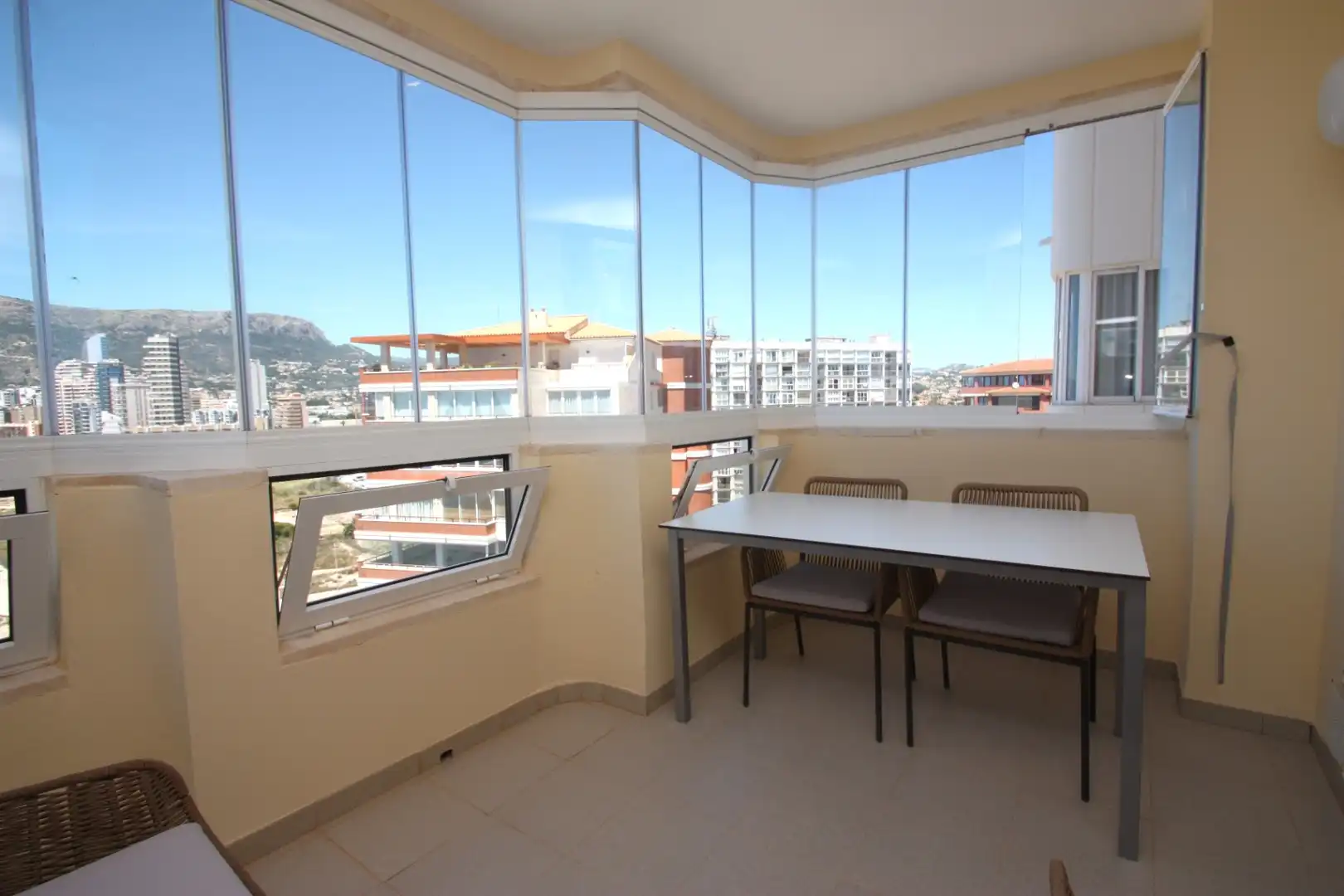 Balcony of Apartments for sale in Calpe / Calp  with Air Conditioner, Terrace and Swimming Pool