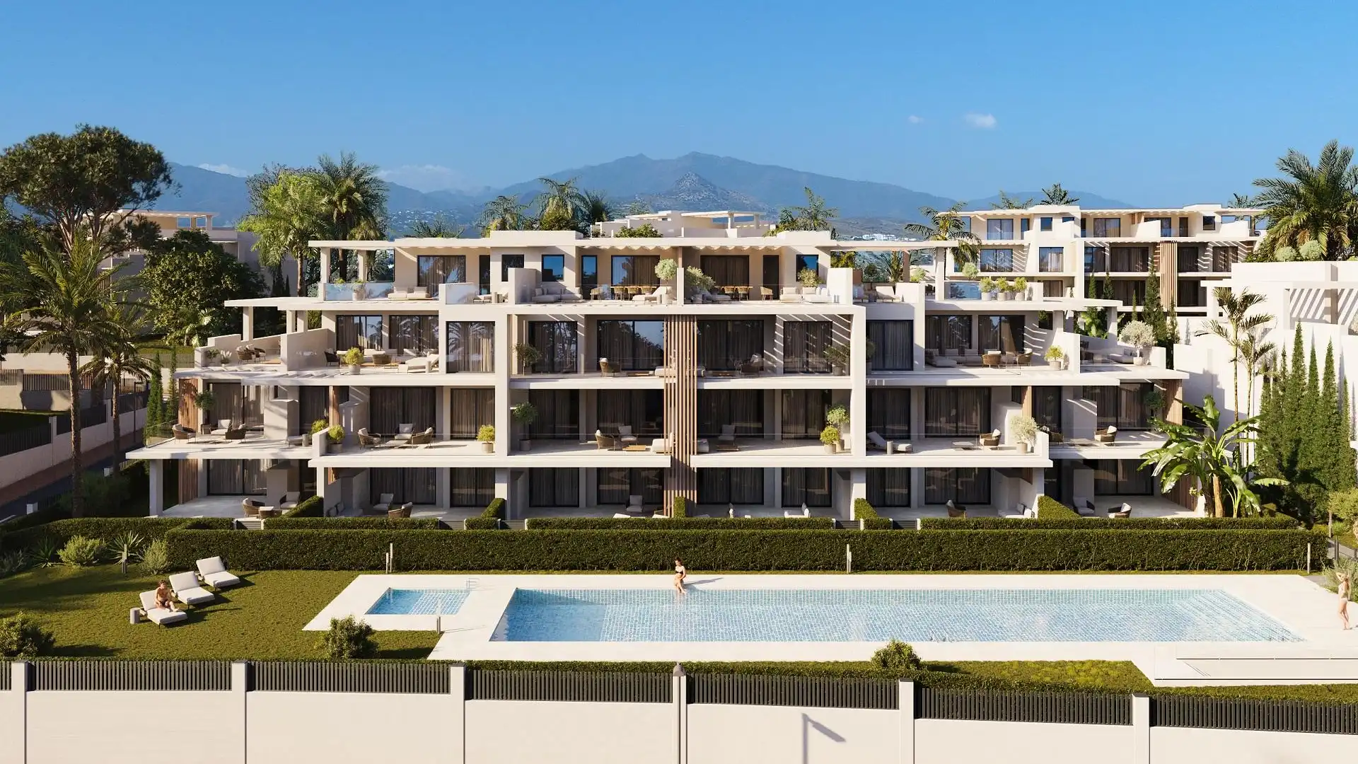 Exterior view of Attic for sale in Estepona  with Community pool