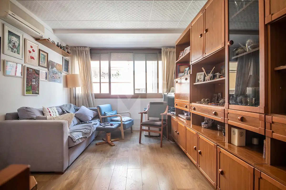 Living room of Flat for sale in Barcelona  with Air Conditioner