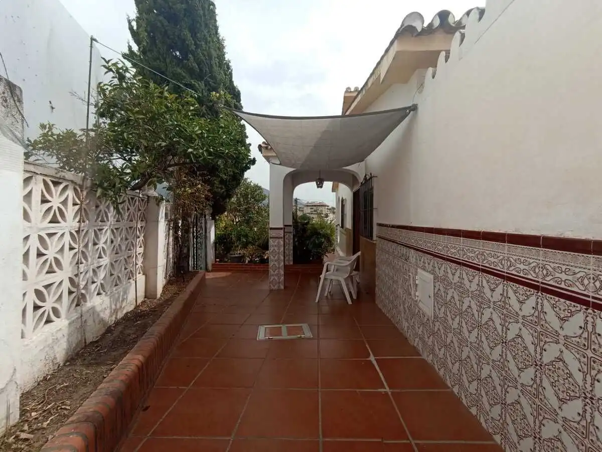Terrassa de Casa o xalet en venda en Mijas amb Aire condicionat, Jardí privat i Traster