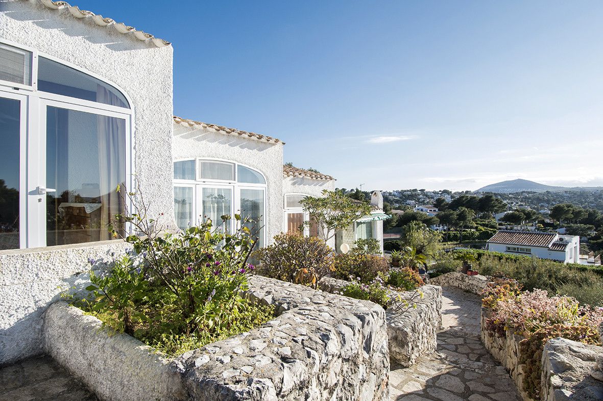 Vista exterior de Casa o chalet en venta en Jávea / Xàbia con Aire acondicionado, Jardín privado y Terraza