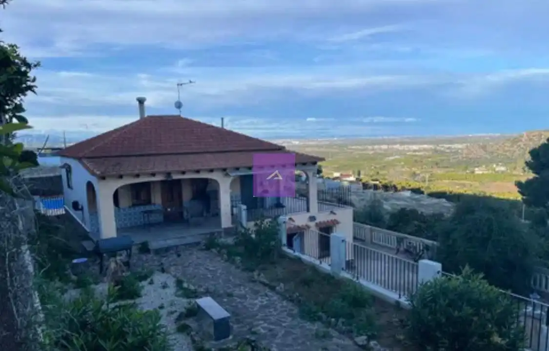 Exterior view of Houses for sale in Villanueva de Castellón  with Terrace, Storage room and Swimming Pool