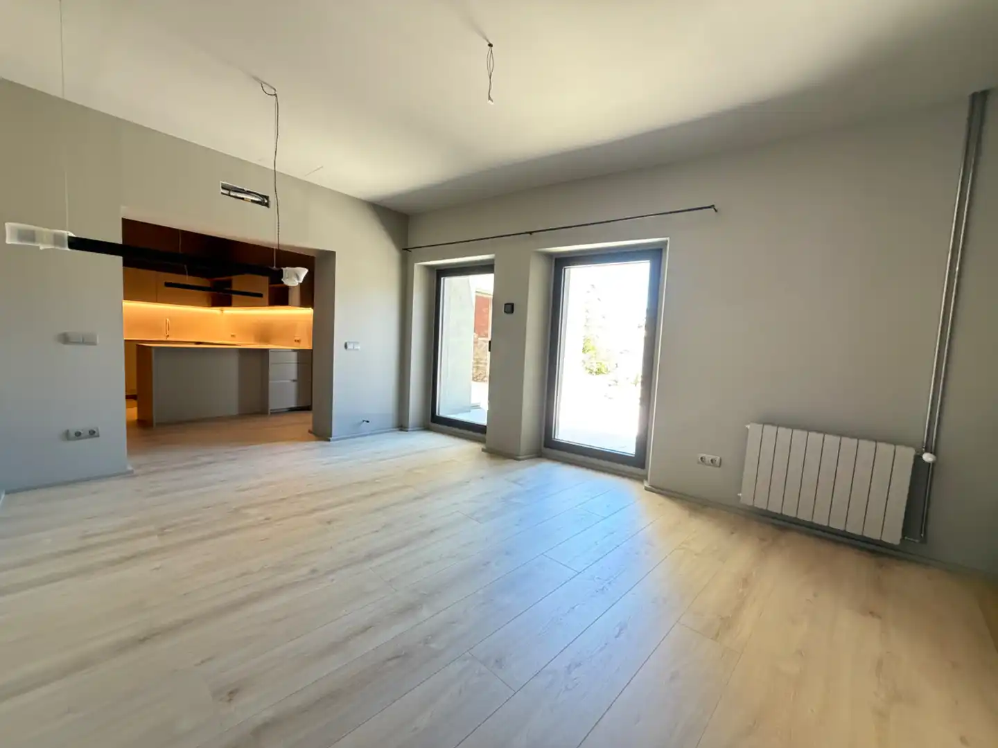 Living room of Flat for rent in La Bisbal d'Empordà  with Air Conditioner, Heating and Private garden
