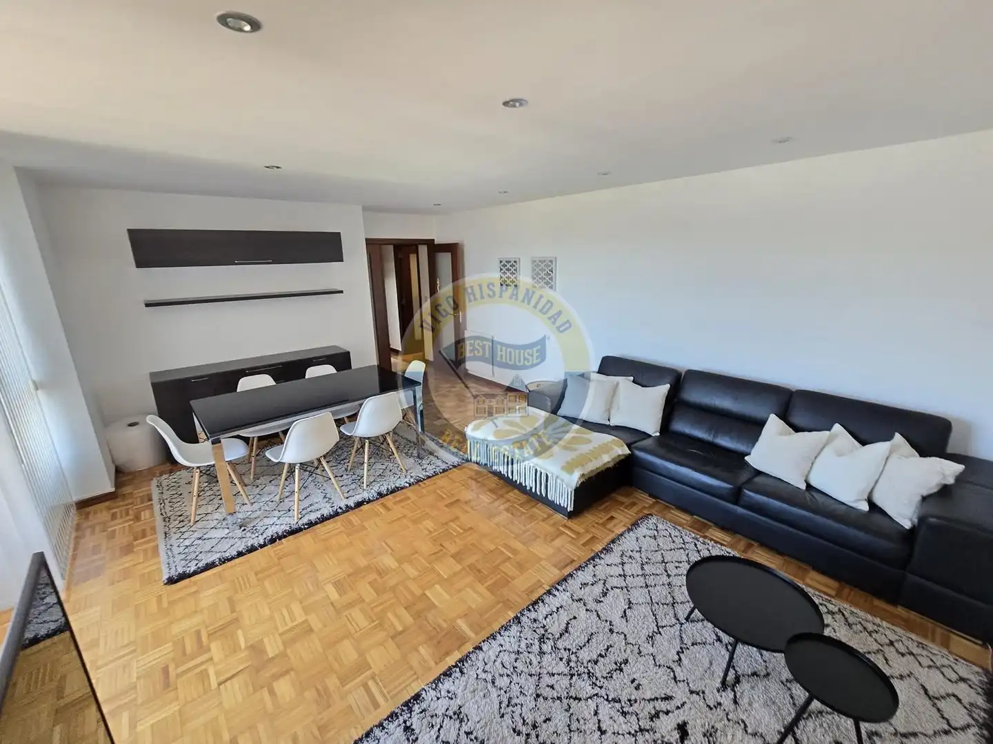 Living room of Flat for rent in Vigo   with Heating and Furnished