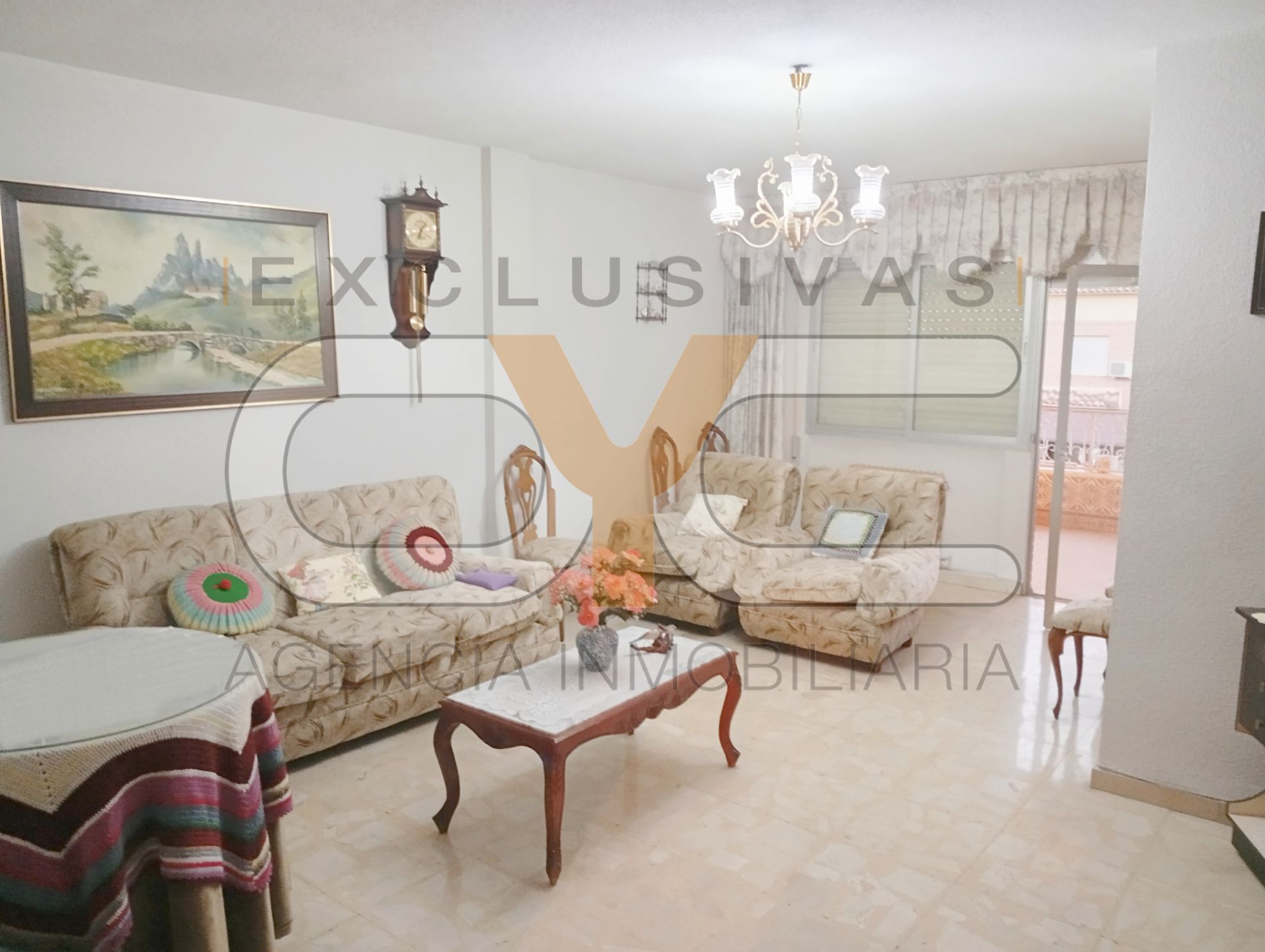 Living room of Flat for sale in Griñón  with Heating, Terrace and Balcony