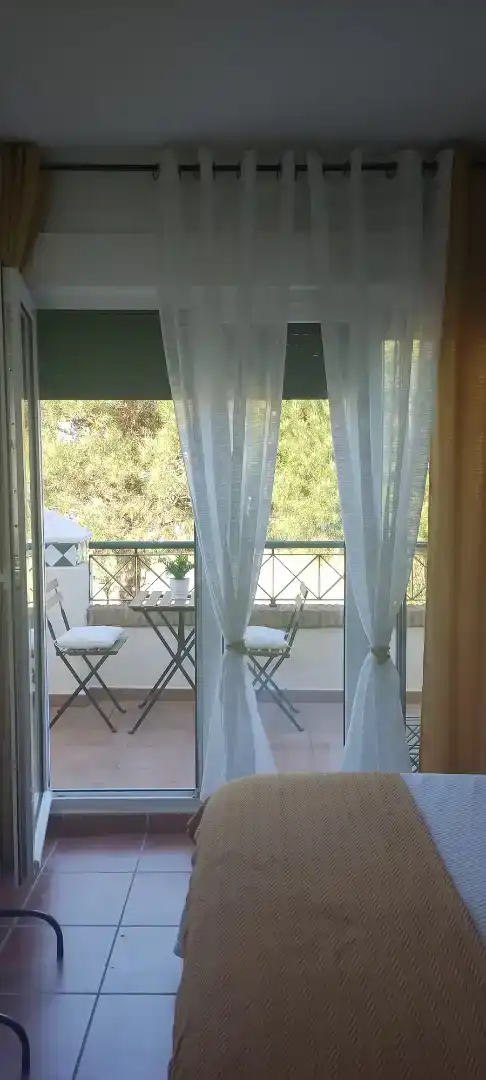 Terrassa de Casa adosada de lloguer en Islantilla amb Aire condicionat, Piscina i Balcó