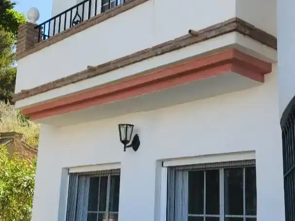 Exterior view of Flat for sale in Vélez-Málaga  with Air Conditioner, Private garden and Storage room