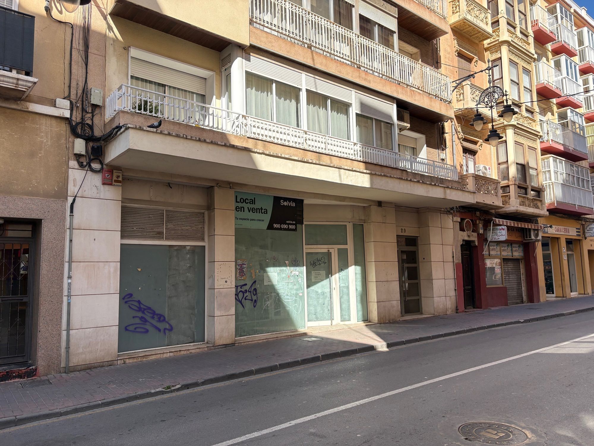 Vista exterior de Local de lloguer en Cartagena
