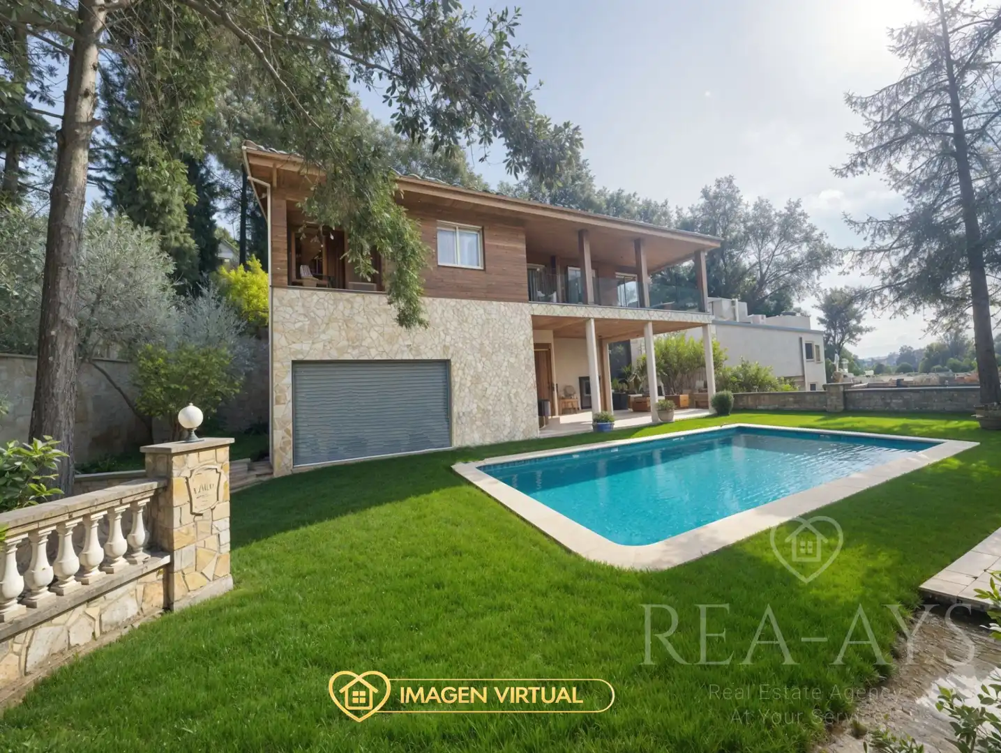 Vista exterior de Casa o chalet en venta en Vallirana con Aire acondicionado, Calefacción y Jardín privado