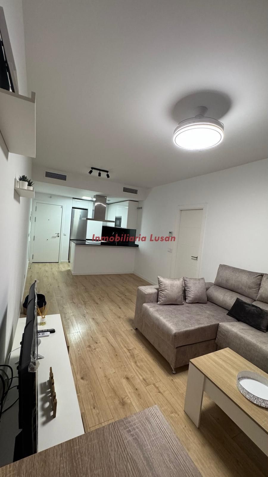 Sala de estar de Piso de alquiler en Málaga Capital con Aire acondicionado, Calefacción y Amueblado