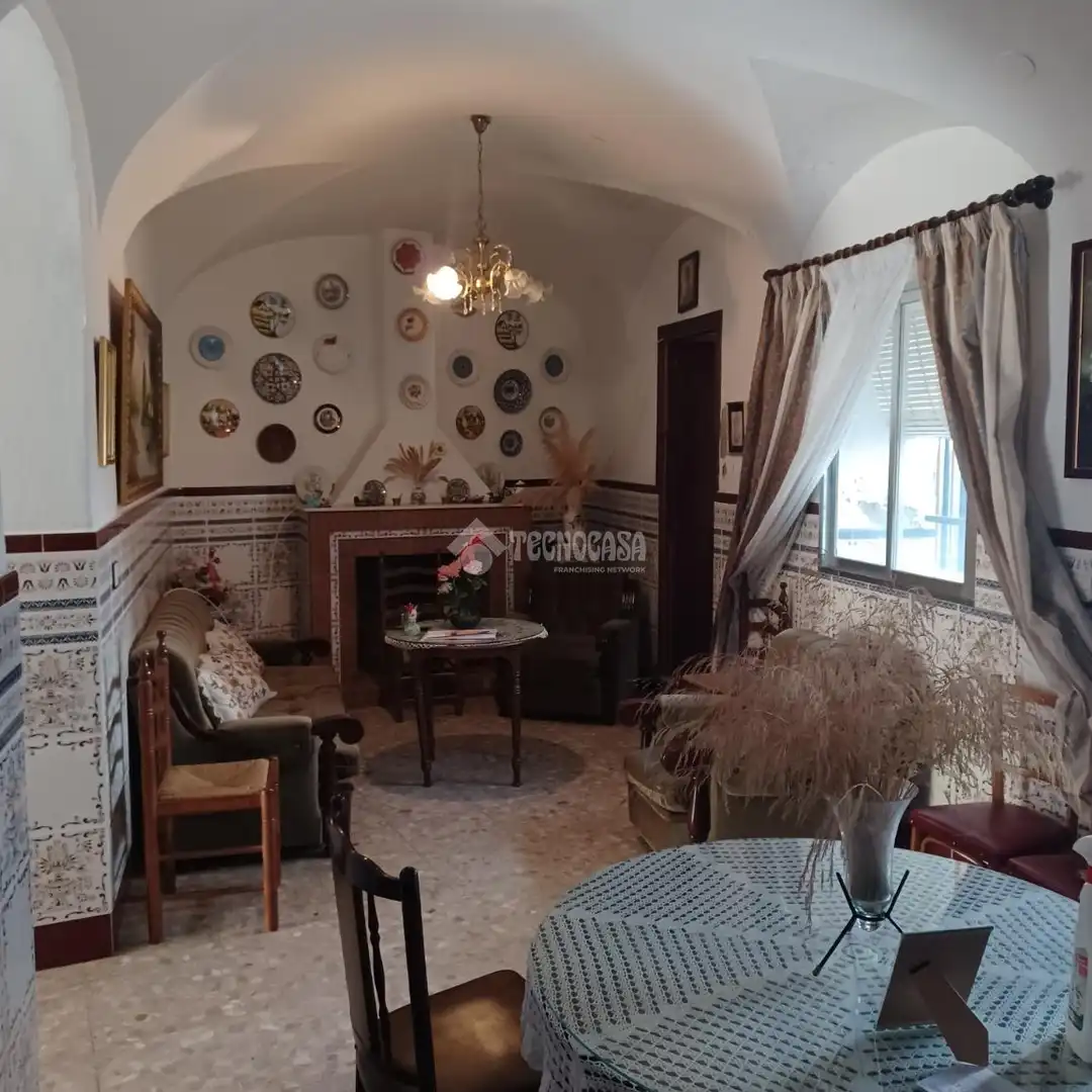 Sala de estar de Casa adosada en venta en Aljucén