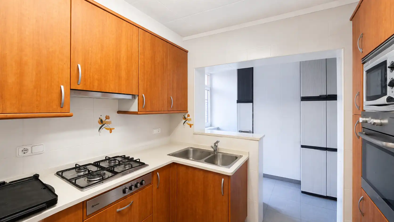 Kitchen of Flat for sale in Figueres  with Air Conditioner, Heating and Furnished