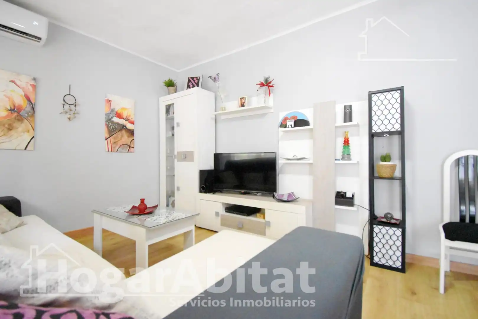 Living room of Flat for sale in Oliva  with Air Conditioner, Heating and Terrace