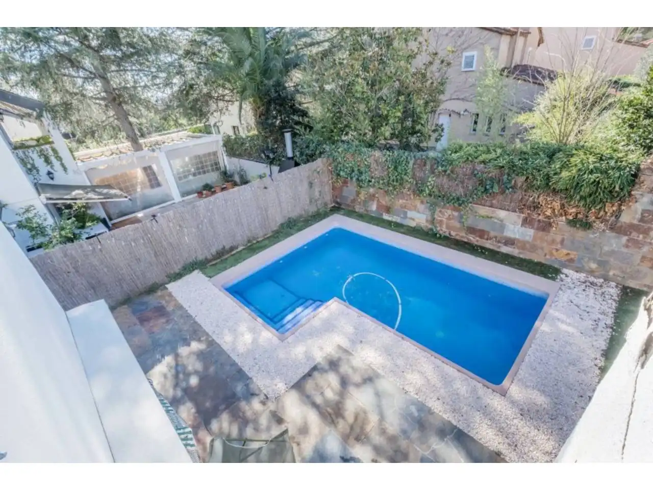 Swimming pool of Houses for rent in Matadepera  with Heating, Private garden and Parquet flooring