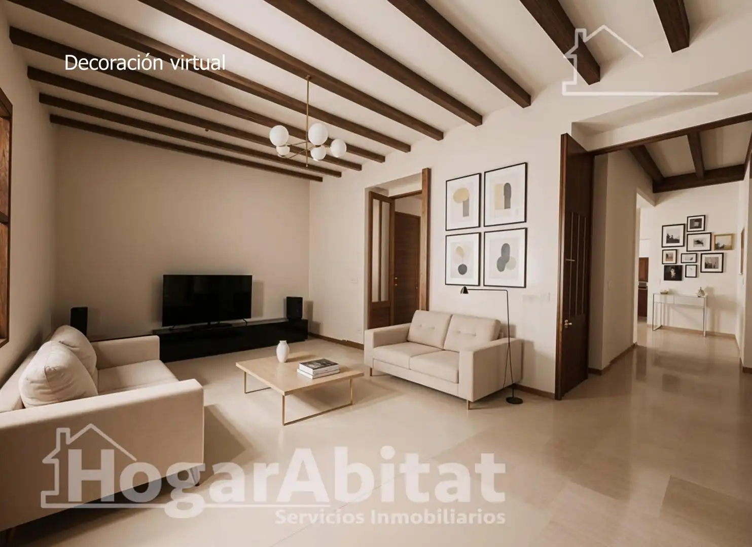 Sala d'estar de Casa o xalet en venda en Pego amb Calefacció i Balcó